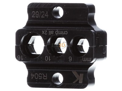 Ansicht hinten Klauke R504 Presseinsatz 6-16qmm 