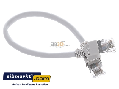 Ansicht oben links Rutenbeck 23510202 Patchkabel 23 cm PK 0,23 m