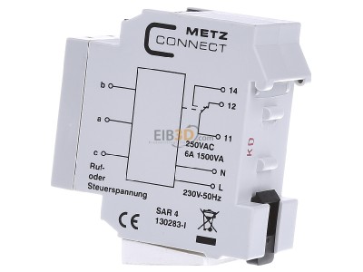 View on the right Metz SAR 4 Power-current switch for telecom 
