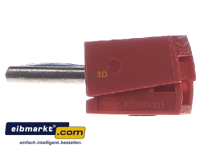 Front view WAGO Kontakttechnik 215-212 Test plug terminal block 
