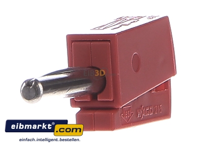 View on the left WAGO Kontakttechnik 215-212 Test plug terminal block 
