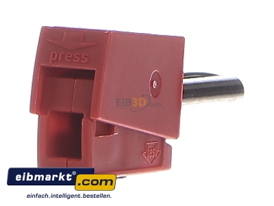 View on the right WAGO Kontakttechnik 215-212 Test plug terminal block 
