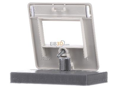 Ansicht hinten Rutenbeck ZSt UM-MA 2 pws Zentralplatte 2-fach,pws RAL1013 