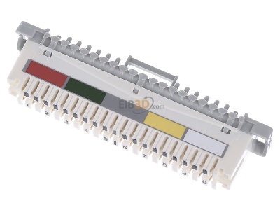 Ansicht oben vorne 3M 79103-511 00 LSA-Plus2 Trennleiste f.10DA mit Farbcode 