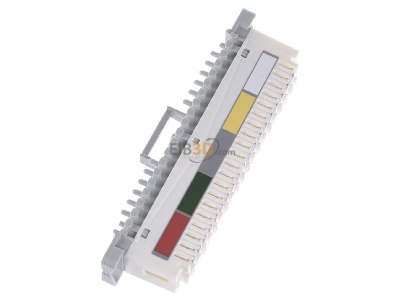 Ansicht oben links 3M 79103-511 00 LSA-Plus2 Trennleiste f.10DA mit Farbcode 