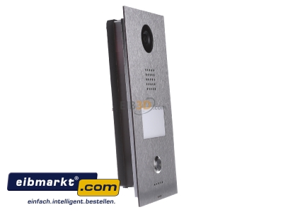 Ansicht links Wantec 4001 Trsprechstelle 1 Taste MONOLITH C IP Vision 