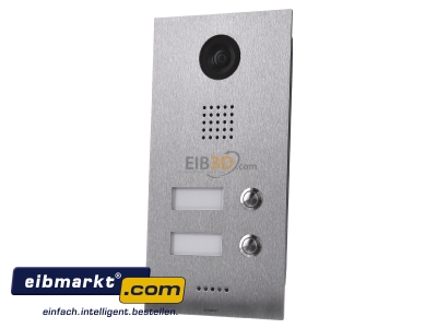 Frontansicht Wantec 4002 Trsprechstelle 2 Tasten MONOLITH C IP Vision 