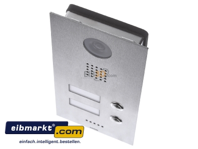 Ansicht oben vorne Wantec 4002 Trsprechstelle 2 Tasten MONOLITH C IP Vision 