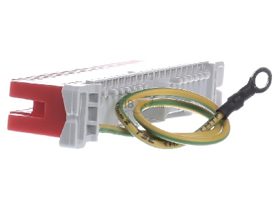 View on the right 3M 79101-516 00 Earthing strip LSA Plus connection 
