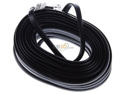 Ansicht oben hinten Wentronic 50323 RJ12 Anschlukabel 10m,sw,St/St 