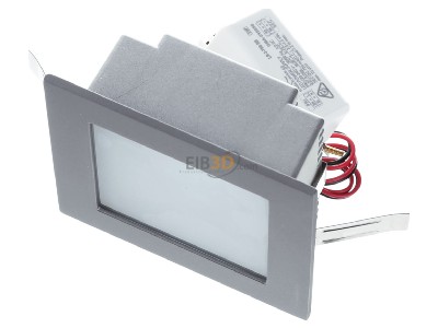 Ansicht oben vorne EVN P21802S LED-Wandeinbauleuchte 3000K IP20 si 