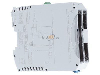 View on the left Stahl 9143/10-156-160-20s Isolation amplifier 
