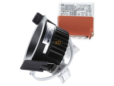 Ansicht oben rechts Ledvance SPFIXP8W930PSDIP44BK LED-Einbaustrahler 930, dim, sw 