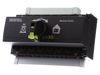 Frontansicht Kostal BackUp Switch G3 Netzumschalter 3-ph.man. Netz,Standby,Ersatz 
