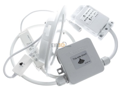 Ansicht oben links RZB 901807.002.19 LED-Downlight 830/840 ML Sensor wei� 