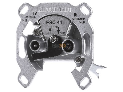 Frontansicht Kathrein ESC 44 Breitband-Richtkopplerdose 2f.Durchschleifdose 