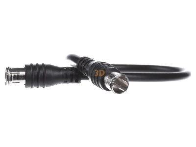 Front view Kathrein EVL 340 Coax patch cord F connector 0,34m 
