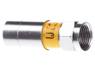 View on the left Wisi DV15N F plug connector 
