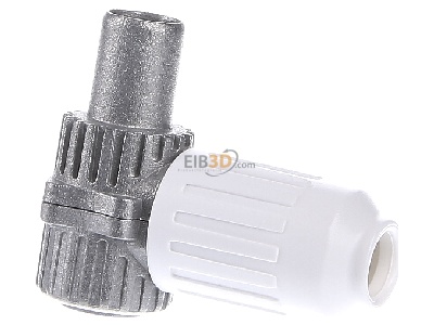 View on the right Triax KOSWI 3 ws 153110 Coax plug connector 
