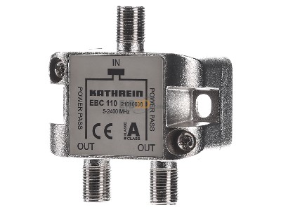 Frontansicht Kathrein EBC 110 F-Verteiler 2-fach 5-2400 MHz 