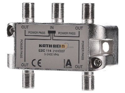 Frontansicht Kathrein EBC 114 F-Verteiler 4-fach 5-2400 MHz 