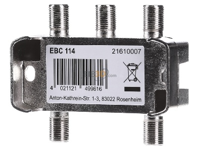 Back view Kathrein EBC 114 Tap-off and distributor 0 branch(es) 

