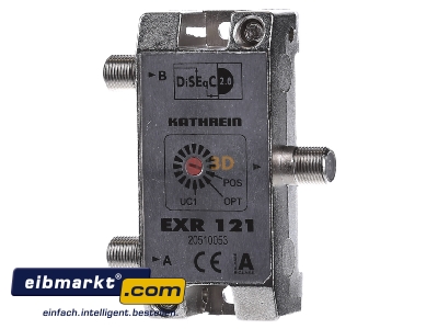 Front view Kathrein EXR 121 Multi switch for communication techn.
