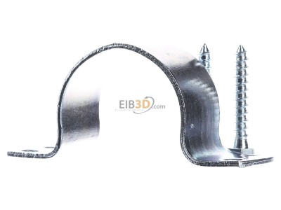 Ansicht hinten Kreiling MAS 60 Mastschelle 60mm, m.2 Schrauben 