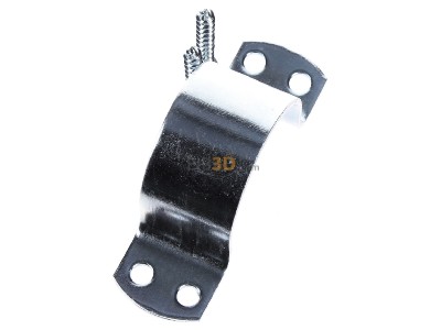 Ansicht oben rechts Kreiling MAS 60 Mastschelle 60mm, m.2 Schrauben 