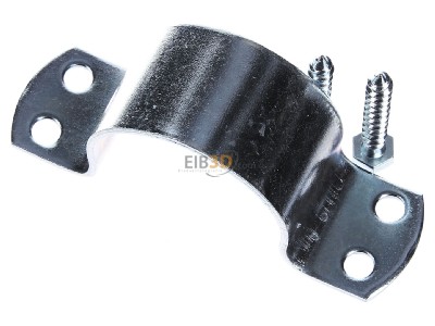 Ansicht oben hinten Kreiling MAS 60 Mastschelle 60mm, m.2 Schrauben 