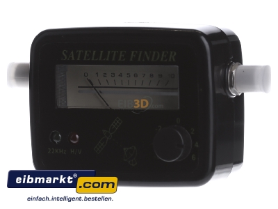 Front view Kreiling Tech. SAT-F Satellite signal meter
