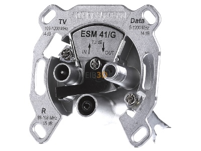 Front view Kathrein ESM 41/G Antenna loop-through socket for antenna 
