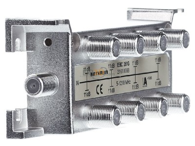 View on the left Kathrein EBC 08/G Tap-off and distributor 
