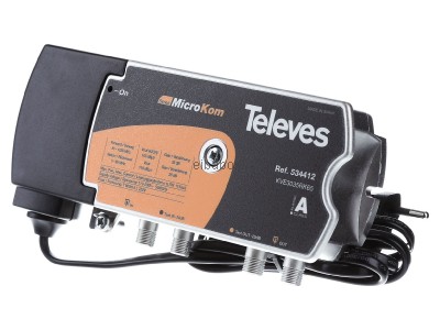 Front view Televes KVE3035RK65 CATV-amplifier 
