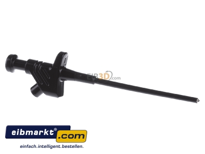 Frontansicht SKS Kontakttechnik KLEPS 30 sw Klemm-Prfspitze 