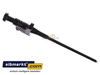 Ansicht oben vorne SKS Kontakttechnik KLEPS 30 sw Klemm-Prfspitze 