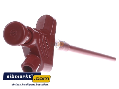 Ansicht links SKS Kontakttechnik KLEPS 30 rt Klemm-Prfspitze 