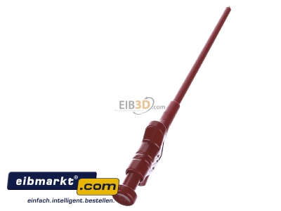 Ansicht oben links SKS Kontakttechnik KLEPS 30 rt Klemm-Prfspitze 