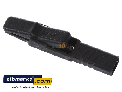 Ansicht oben vorne SKS Kontakttechnik AK 2 S sw Abgreifklemme 