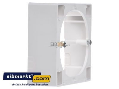 View on the left Kathrein ESZ 50 Surface mounted housing 1-gang white
