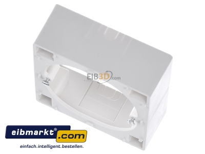 View up front Kathrein ESZ 50 Surface mounted housing 1-gang white
