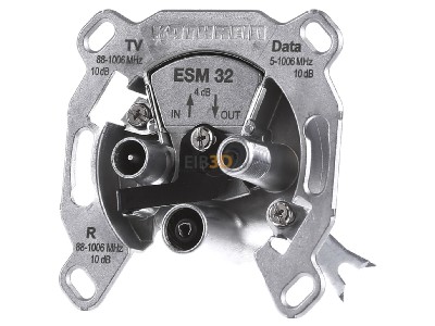 Front view Kathrein ESM 32 Antenna loop-through socket for antenna 
