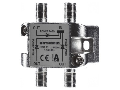 Frontansicht Kathrein EBC 13 F-Verteiler 3f. 