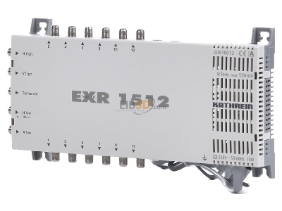 Frontansicht Kathrein EXR 1512 Multischalter mit Netzteil 