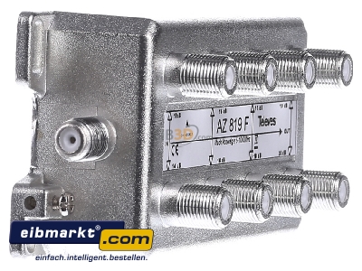 View on the left Televes (Preisner) AZ 819 F Splitter 8 branch(es) 1 output(s)
