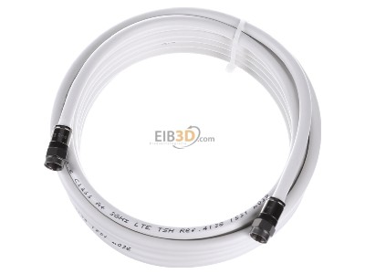 View up front Televes FS-FS 2050 Coax patch cord F connector 5m 
