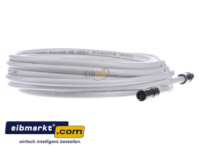 View on the left Televes (Preisner) TAK 2050 Coax patch cord IEC connector 5m
