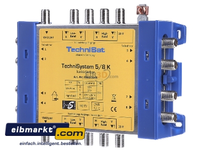 Frontansicht TechniSat 0000/3248 Multischalter TechniSystem 5/8K 