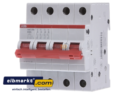 Front view ABB Stotz S&J 2CDD274111R0063 Safety switch 4-p

