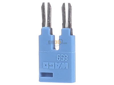 Front view WAGO Kontakttechnik 859-402/000-006 Cross-connector for terminal block 2-p 
